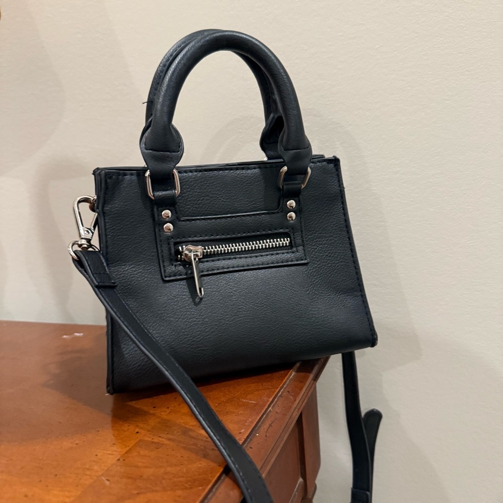 Classic Black Mini Satchel Bag - Unbranded